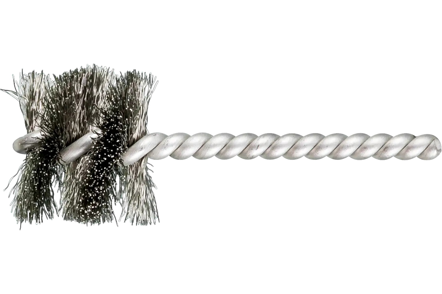 Show details for Pferd Power Tube Brush 1-1/4" Dia. .008 Stainless Steel Wire 1/4" Stem Ss/Ss Picture of Pferd Power Tube Brush 1-1/4" Dia. .008 Stainless Steel Wire 1/4" Stem Ss/Ss